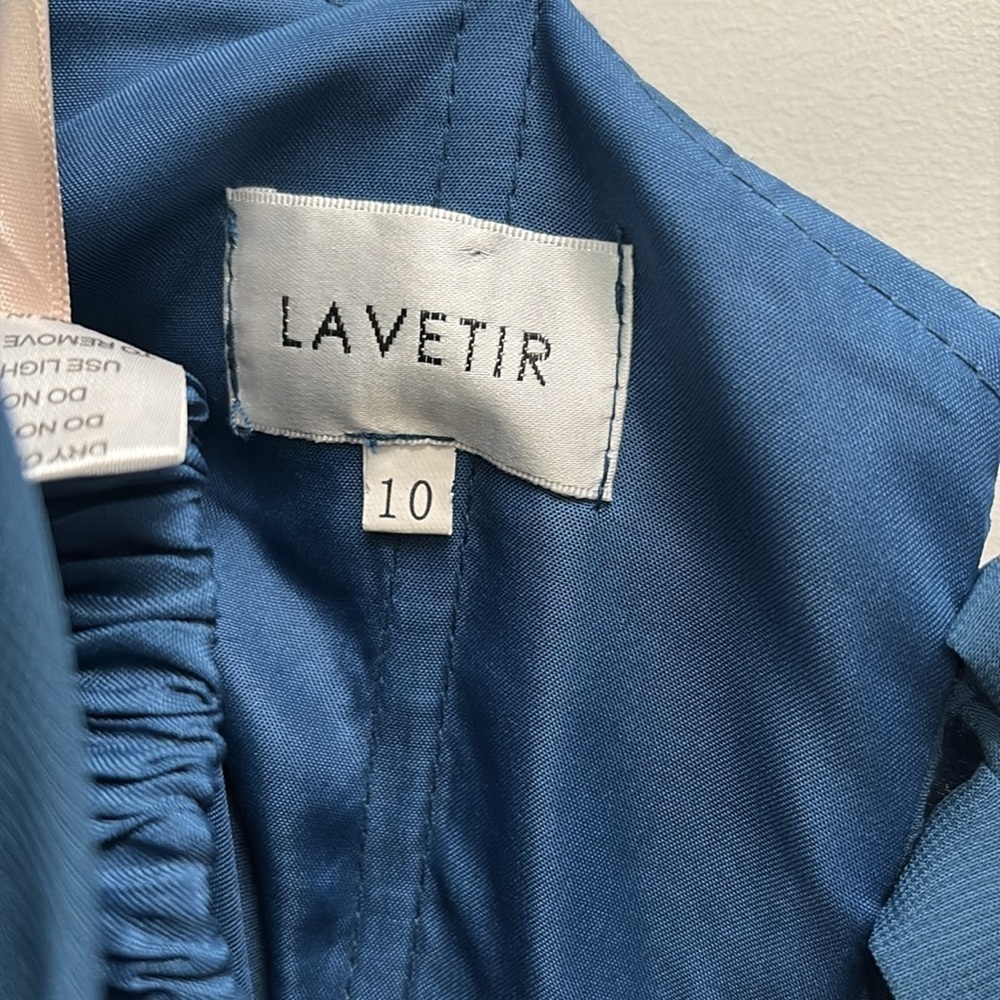 Lavétir Teal Formal Bridesmaid Wedding Maxi Dress Size 10 - Picture 7 of 14